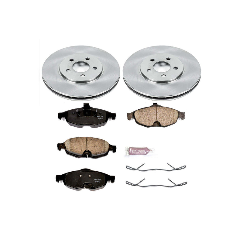 Power Stop KOE1684 Autospecialty - 1-Click Daily Driver Brake Kits (Front) for 2001-2006 Chrysler Sebring product image