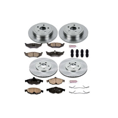 Power Stop KOE1685 Autospecialty - 1-Click Daily Driver Brake Kits (Front And Rear) for 2001-2006 Chrysler Sebring product image