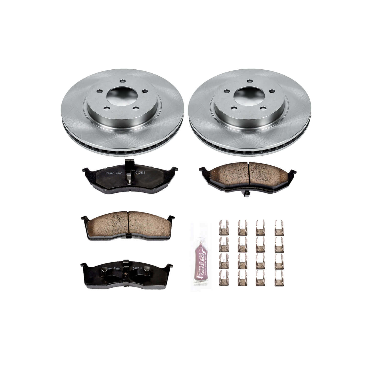 Power Stop KOE1692 Autospecialty - 1-Click Daily Driver Brake Kits (Front) for 1999-2004 Chrysler 300M product image