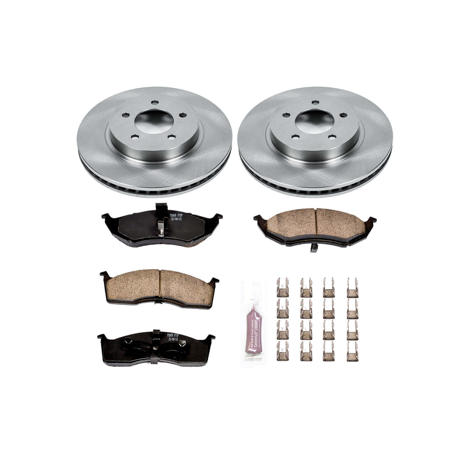 Power Stop KOE1694 Autospecialty - 1-Click Daily Driver Brake Kits (Front) for 1998-2004 Chrysler Concorde product image