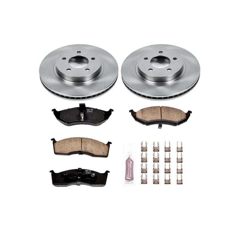 Power Stop KOE1694 Autospecialty - 1-Click Daily Driver Brake Kits (Front) for 1998-2004 Chrysler Concorde product image