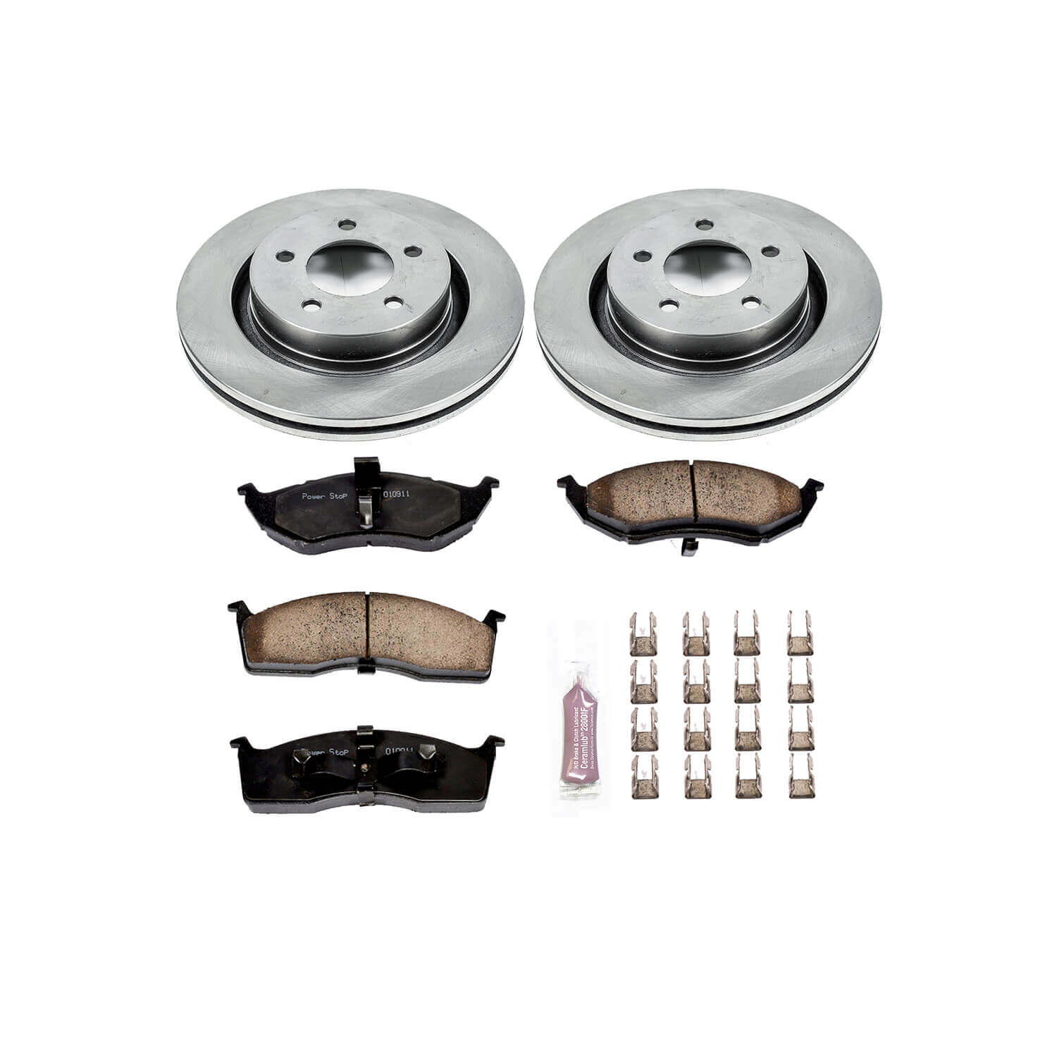 Power Stop KOE1700 Autospecialty - 1-Click Daily Driver Brake Kits (Front) for 1999-2002 Chrysler 300M product image
