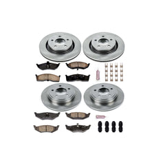 Power Stop KOE1701 Autospecialty - 1-Click Daily Driver Brake Kits (Front And Rear) for 1999-2002 Chrysler 300M product image