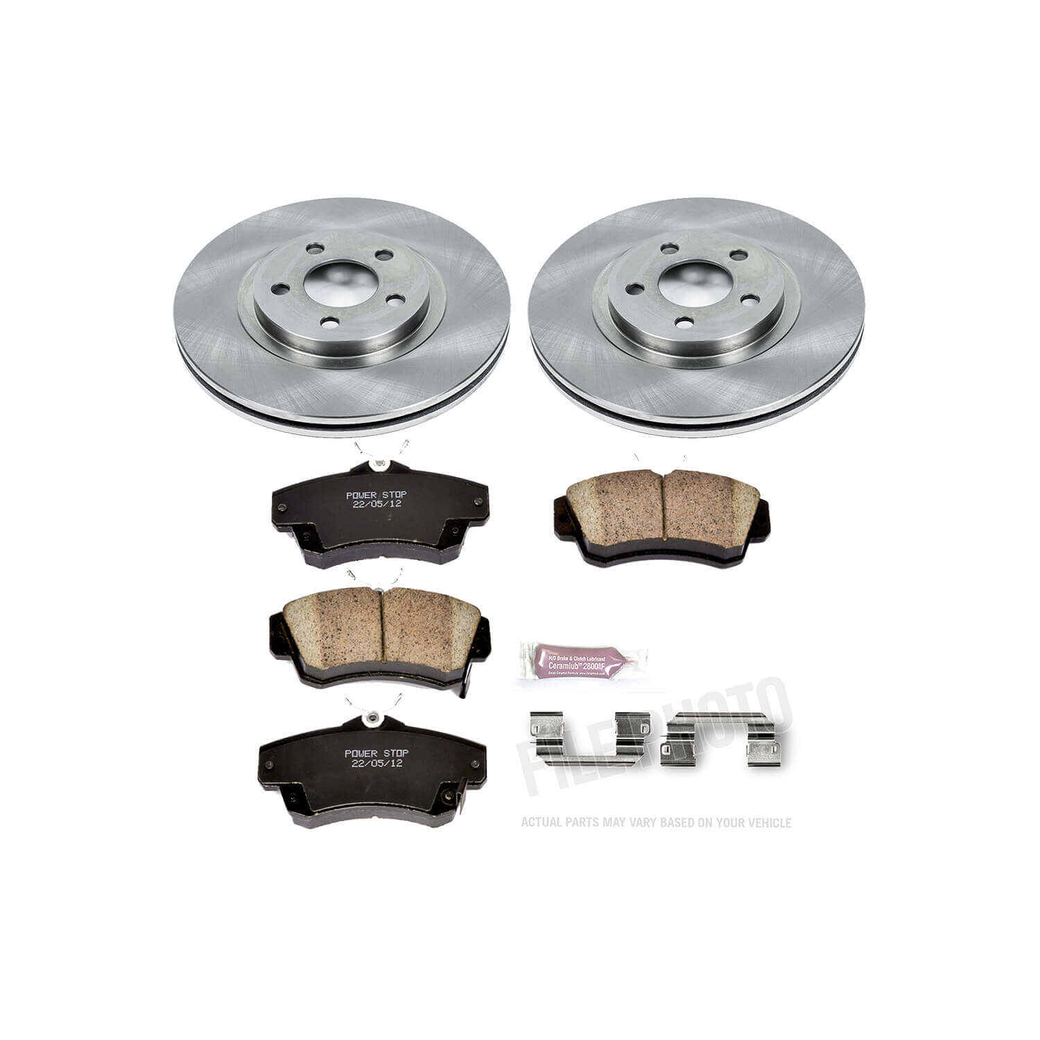 Power Stop KOE1704 Autospecialty - 1-Click Daily Driver Brake Kits (Front) for 2001-2010 Chrysler PT Cruiser product image