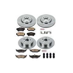 Power Stop KOE1707 Autospecialty - 1-Click Daily Driver Brake Kits (Front And Rear) for 2004-2005 Chrysler PT Cruiser product image