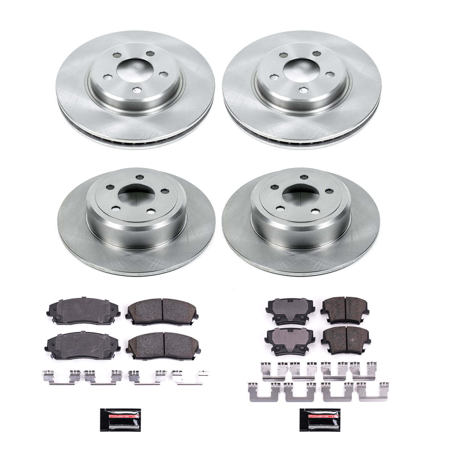 Power Stop KOE1715 Autospecialty - 1-Click Daily Driver Brake Kits (Front And Rear) for 2005-2023 Chrysler 300 product image