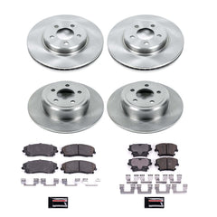Power Stop KOE1715 Autospecialty - 1-Click Daily Driver Brake Kits (Front And Rear) for 2005-2023 Chrysler 300 product image
