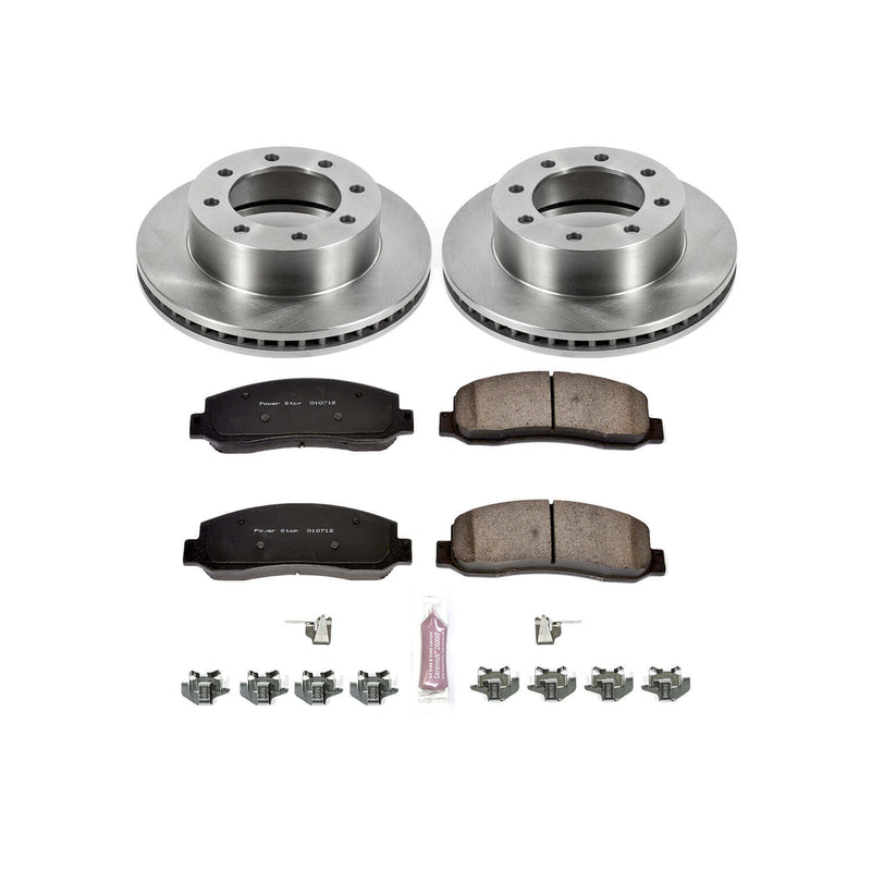 Power Stop KOE1781 Autospecialty - 1-Click Daily Driver Brake Kits (Front) for 2005-2012 Ford F-250 Super Duty product image