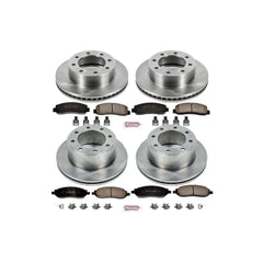 Power Stop KOE1782 Autospecialty - 1-Click Daily Driver Brake Kits (Front And Rear) for 2005-2007 Ford F-250 Super Duty product image