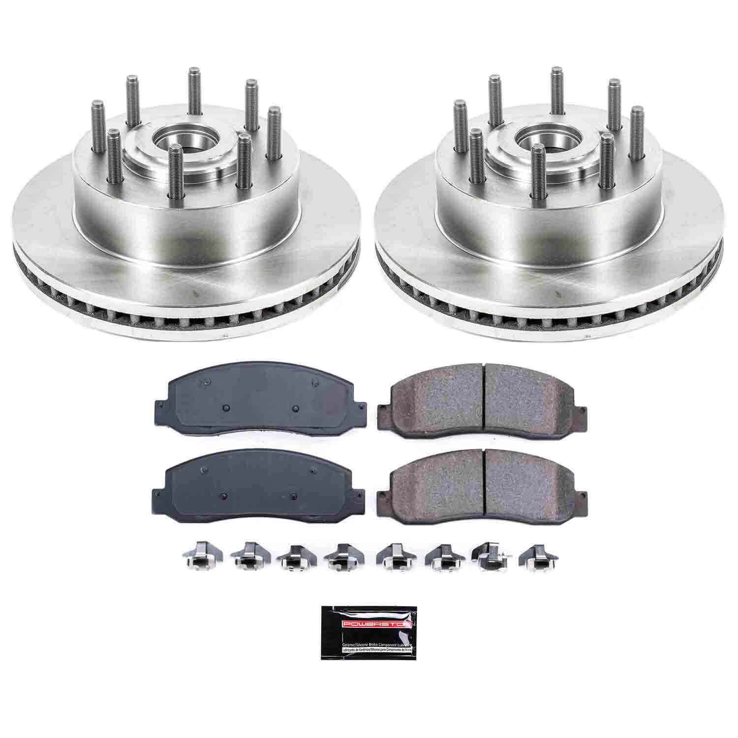 Power Stop KOE1796 Autospecialty - 1-Click Daily Driver Brake Kits (Front) for 2005-2007 Ford F-250 Super Duty product image