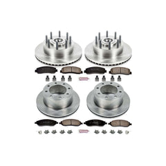 Power Stop KOE1797 Autospecialty - 1-Click Daily Driver Brake Kits (Front And Rear) for 2005-2007 Ford F-250 Super Duty product image
