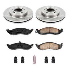 Power Stop KOE1823 Autospecialty - 1-Click Daily Driver Brake Kits (Front) for 1993-2002 Mercury Villager product image