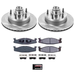 Power Stop KOE1832 Autospecialty - 1-Click Daily Driver Brake Kits (Front) for 1994-2003 Ford E-150 product image