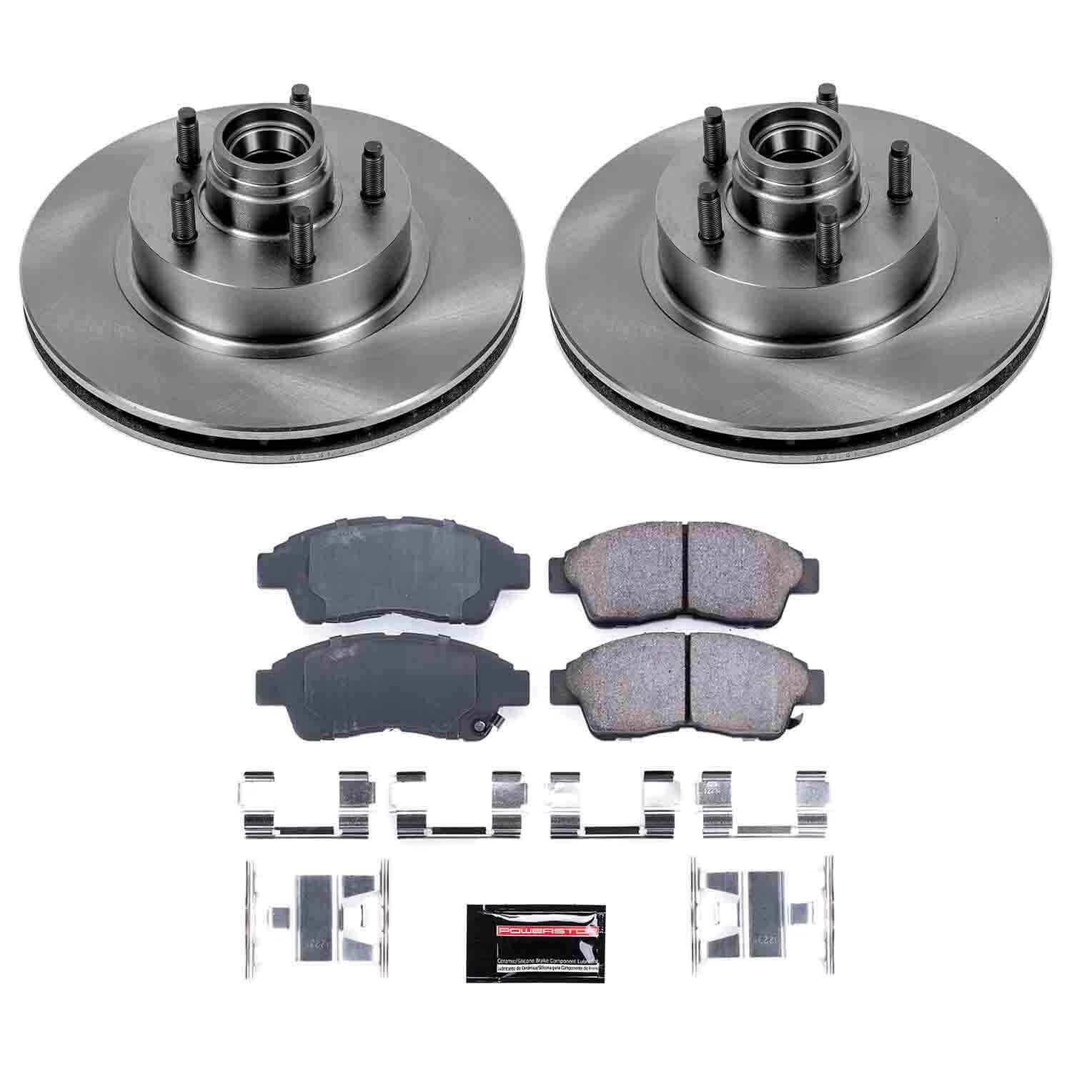 Power Stop KOE1854 Autospecialty - 1-Click Daily Driver Brake Kits (Front) for 1995-2002 Ford Explorer product image