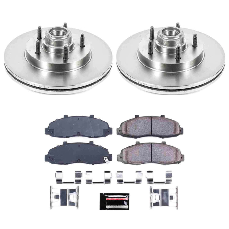 Power Stop KOE1863 Autospecialty - 1-Click Daily Driver Brake Kits (Front) for 1997-2000 Ford F-150 product image