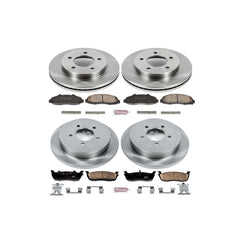 Power Stop KOE1867 Autospecialty - 1-Click Daily Driver Brake Kits (Front And Rear) for 1999-2000 Ford F-150 product image