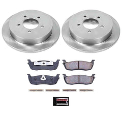 Power Stop KOE1872 Autospecialty - 1-Click Daily Driver Brake Kits (Rear) for 1997-2000 Ford Expedition product image