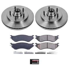 Power Stop KOE1878 Autospecialty - 1-Click Daily Driver Brake Kits (Front) for 1997-2000 Ford Expedition product image
