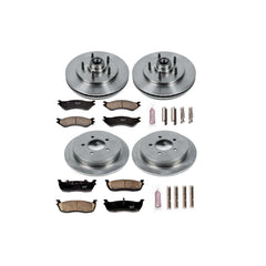 Power Stop KOE1881 Autospecialty - 1-Click Daily Driver Brake Kits (Front And Rear) for 1999-2000 Ford F-150 product image