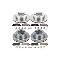 Power Stop KOE1886 Autospecialty - 1-Click Daily Driver Brake Kits (Front And Rear) for 1999 Ford F-350 Super Duty product image