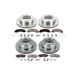 Power Stop KOE1887 Autospecialty - 1-Click Daily Driver Brake Kits (Front And Rear) for 1999 Ford F-250 Super Duty product image
