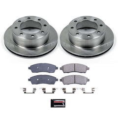 Power Stop KOE1890 Autospecialty - 1-Click Daily Driver Brake Kits (Rear) for 1999-2005 Ford Excursion product image