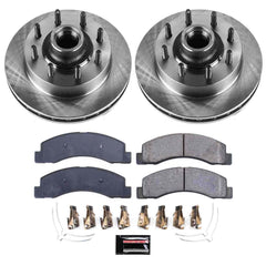Power Stop KOE1891 Autospecialty - 1-Click Daily Driver Brake Kits (Front) for 1999-2002 Ford F-250 Super Duty product image