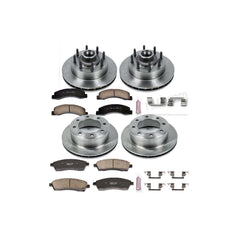 Power Stop KOE1892 Autospecialty - 1-Click Daily Driver Brake Kits (Front And Rear) for 1999-2002 Ford F-250 Super Duty product image