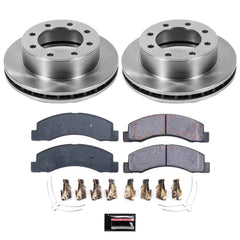 Power Stop KOE1905 Autospecialty - 1-Click Daily Driver Brake Kits (Front) for 1999-2005 Ford Excursion product image