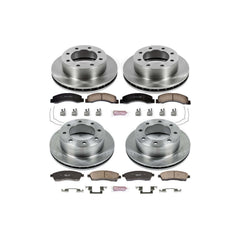Power Stop KOE1906 Autospecialty - 1-Click Daily Driver Brake Kits (Front And Rear) for 1999-2005 Ford Excursion product image