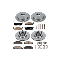 Power Stop KOE1915 Autospecialty - 1-Click Daily Driver Brake Kits (Front And Rear) for 2000-2004 Ford F-150 product image