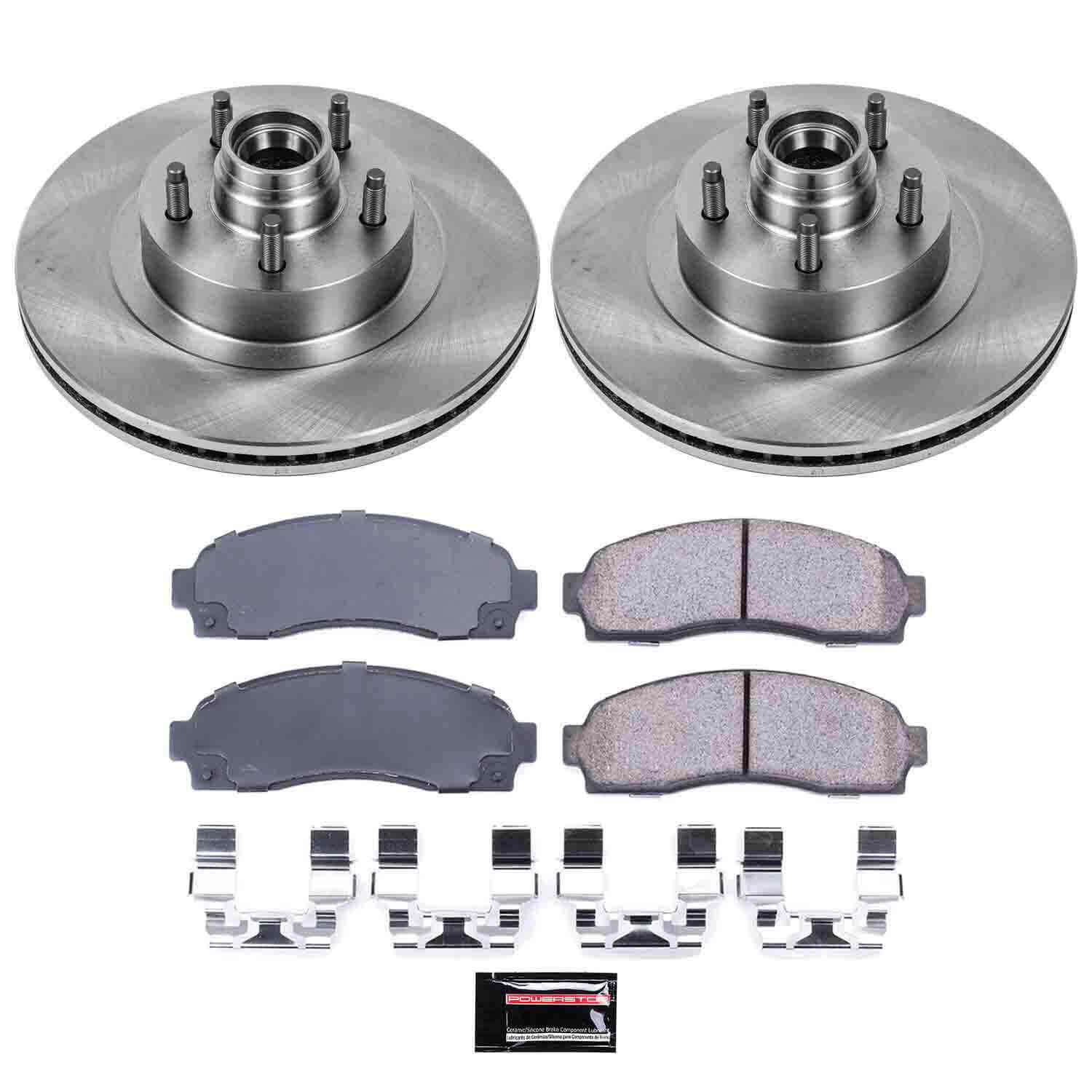 Power Stop KOE1920 Autospecialty - 1-Click Daily Driver Brake Kits (Front) for 2001-2005 Ford Explorer Sport product image