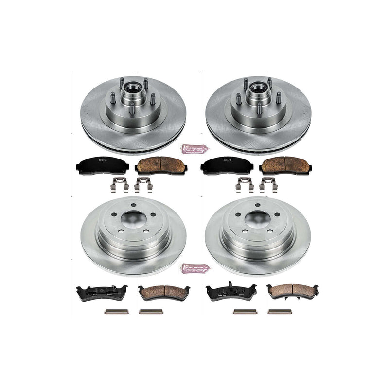 Power Stop KOE1921 Autospecialty 1-Click Daily Driver Front And Rear Brake Kit for 2003 Ford Explorer Sport product image
