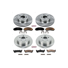 Power Stop KOE1924 Autospecialty 1-Click Daily Driver Front And Rear Brake Kit for 2003 Ford Explorer Sport product image