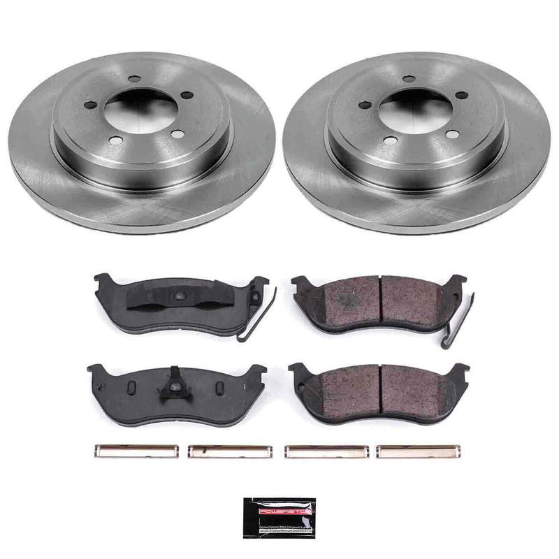 Power Stop KOE1929 Autospecialty - 1-Click Daily Driver Brake Kits (Rear) for 2006-2010 Ford Explorer product image
