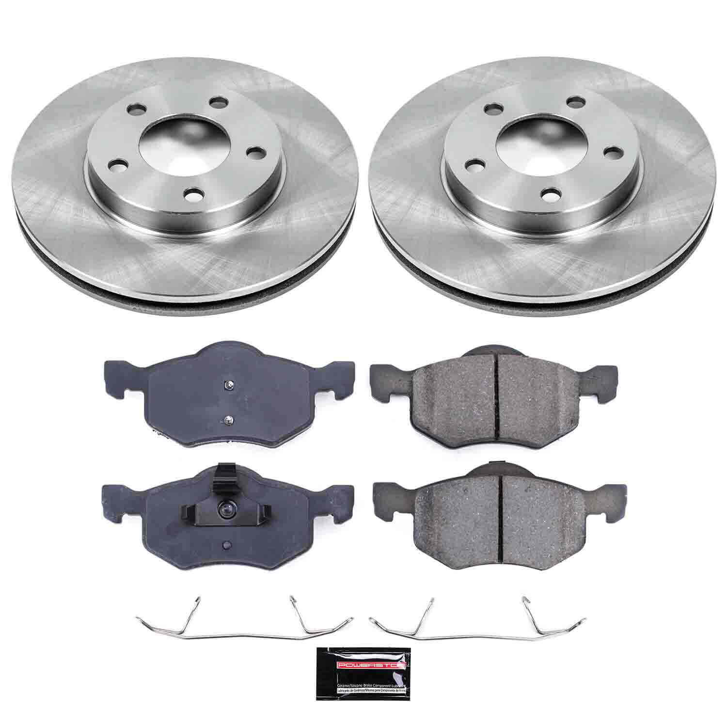 Power Stop KOE1930 Autospecialty - 1-Click Daily Driver Brake Kits (Front) for 2001-2007 Ford Escape product image