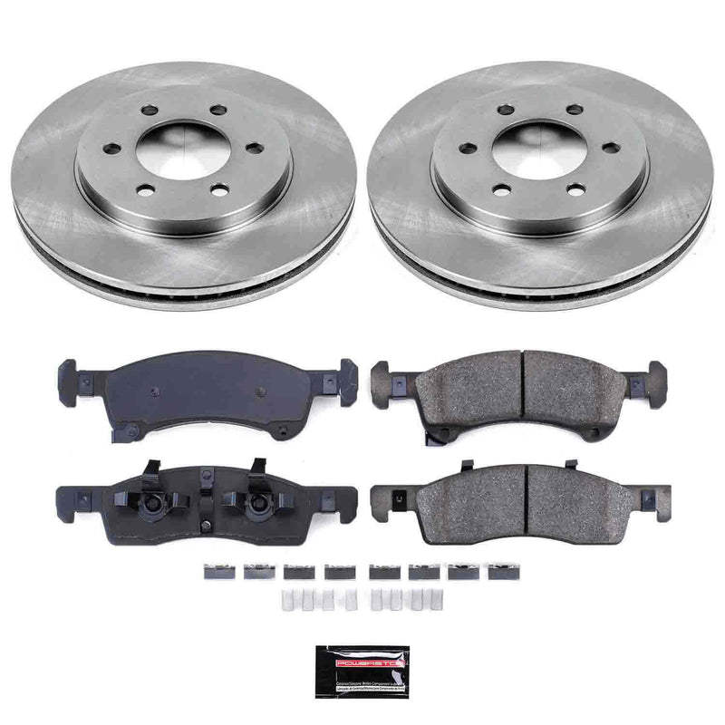 Power Stop KOE1933 Autospecialty - 1-Click Daily Driver Brake Kits (Front) for 2002-2006 Ford Expedition product image