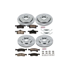 Power Stop KOE1934 Autospecialty - 1-Click Daily Driver Brake Kits (Front And Rear) for 2002-2006 Ford Expedition product image