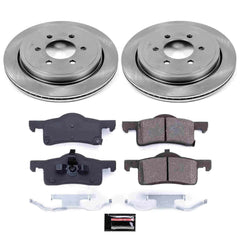 Power Stop KOE1935 Autospecialty - 1-Click Daily Driver Brake Kits (Rear) for 2002-2006 Ford Expedition product image