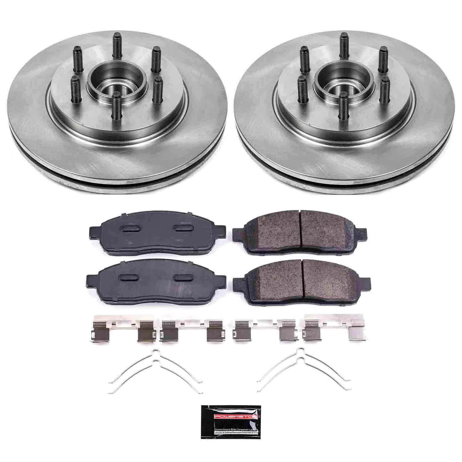 Power Stop KOE1939 Autospecialty - 1-Click Daily Driver Brake Kits (Front) for 2004-2008 Ford F-150 product image
