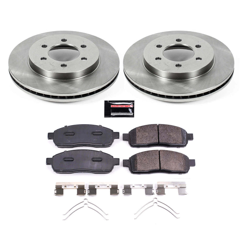 Power Stop KOE1943 Autospecialty - 1-Click Daily Driver Brake Kits (Front) for 2004-2008 Ford F-150 product image