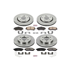 Power Stop KOE1944 Autospecialty - 1-Click Daily Driver Brake Kits (Front And Rear) for 2004-2008 Ford F-150 product image