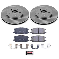 Power Stop KOE196 Autospecialty - 1-Click Daily Driver Brake Kits (Front) for 2004-2009 Lexus RX330 product image