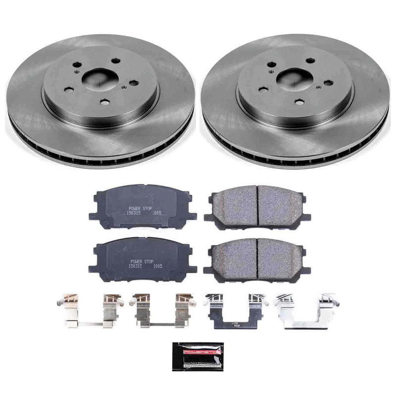 Power Stop KOE196 Autospecialty - 1-Click Daily Driver Brake Kits (Front) for 2004-2009 Lexus RX330 product image