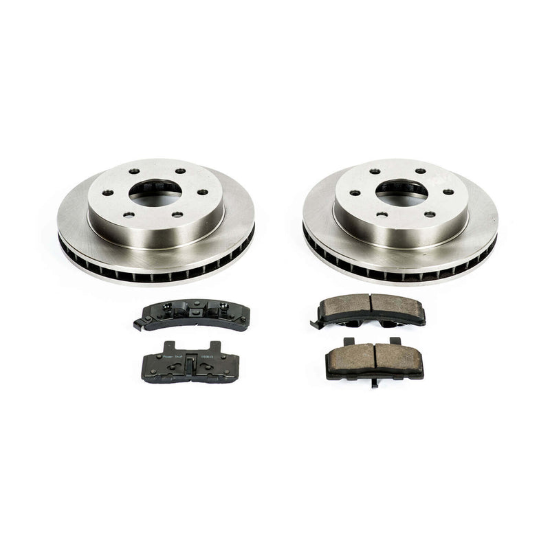 Power Stop KOE1970 Autospecialty - 1-Click Daily Driver Brake Kits (Front) for 1988-2000 Cadillac Escalade product image