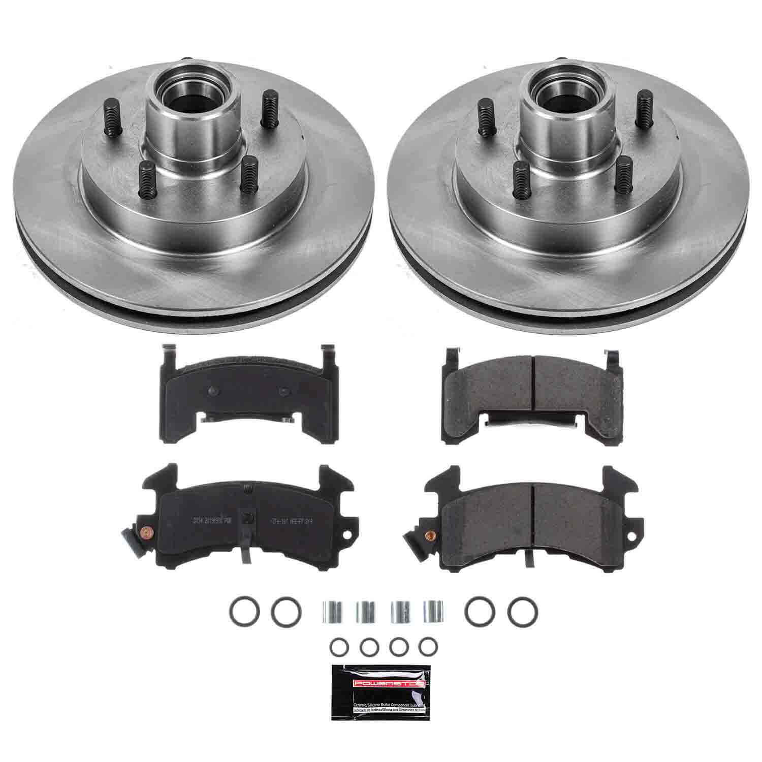 Power Stop KOE1985 Autospecialty - 1-Click Daily Driver Brake Kits (Front) for 1991-2003 Chevrolet Blazer product image