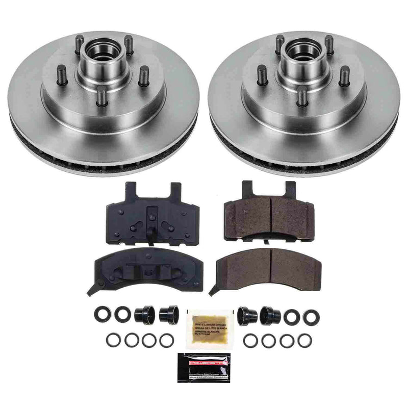 Power Stop KOE1991 Autospecialty - 1-Click Daily Driver Brake Kits (Front) for 1998-2000 Chevrolet Tahoe product image
