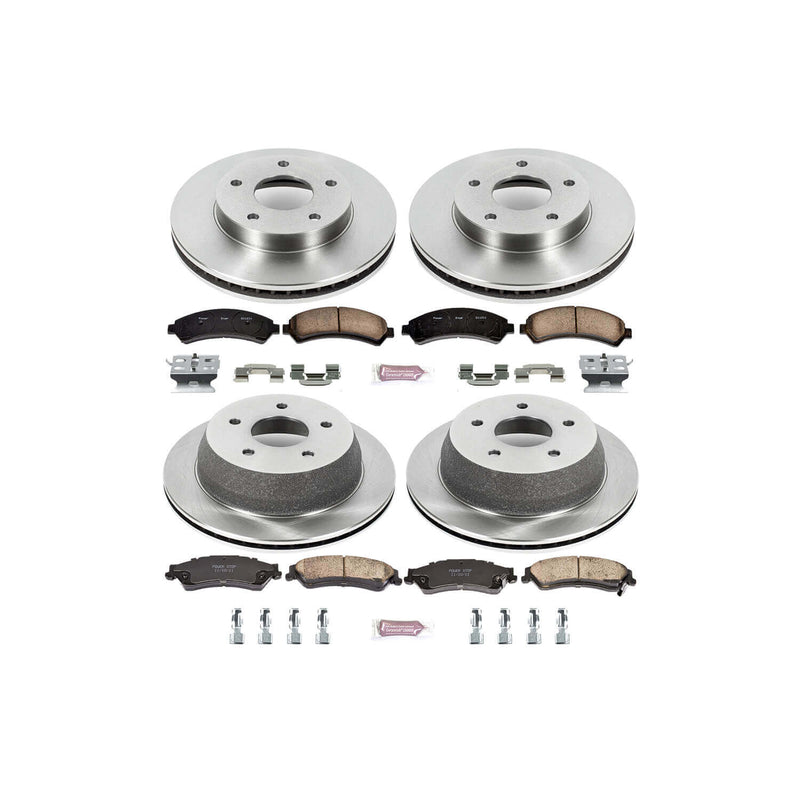 Power Stop KOE2006 Autospecialty - 1-Click Daily Driver Brake Kits (Front And Rear) for 1998-2005 Chevrolet Blazer product image