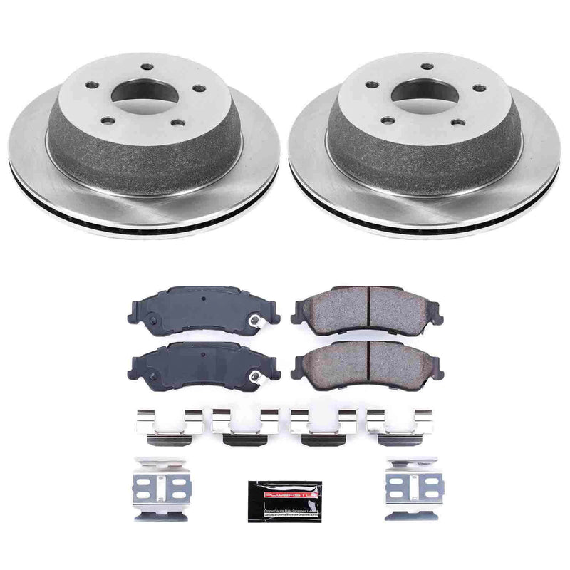 Power Stop KOE2008 Autospecialty - 1-Click Daily Driver Brake Kits (Rear) for 1998-2005 Chevrolet Blazer product image