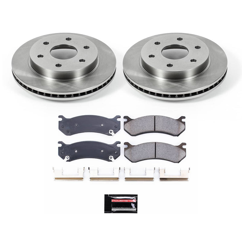 Power Stop KOE2009 Autospecialty - 1-Click Daily Driver Brake Kits (Front) for 1999-2008 Cadillac Escalade product image